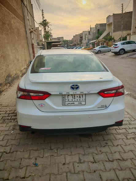 تويوتا كامري 2023 هايبرد فئة GLE
الفول بالخليجي وكالة عبد اللطيف جميل 
 

التفاصيل :
 خليجي 
السياره زيرو على وضع شركة
ماشية 49000الف كيلو 
الموديل 2023
 سعة المحرك 2.5L
 عدد AIR BAG 8 
 حساسات أمامية 
 حساسات خلفية
 لايت زينون + LED
 كشافات 
 سلايد رووف  
 ويل كب 18  
مفتاح التشغيل بصمة 
 شاشة 
 كاميرا دوارة 
الانارة الداخلية LED
المقاعد لون أبيض
  مقعد السائق كهرباء 
مثبت السرعة Cruise
 المودات والأوامر الصوتية
 أوضاع القيادة  Drive Mode 
 حساسات ضغط اطارات 
 قطعتين تبريد
 هاند بريك كهرباء 
‏  ABS
‏ Auto Hold  أوتو هولد
 نظام مانع الانزلاق
 اشارة في المرايا الجانبية قابلة للطي كهرباء 
 مخرج منفذ الطاقة 
‏ Bluetooth / USB
بردة خلفية كهرباء 
شاحن هاتف Wireless    
وكل غراضها الاصلية مال الشركة موجودة 
السياره بيها بارد بالجاملع الايسر كد شبر و ما مصلح

السعر 240$ وبيها مجال 

 رقم بغداد بأسمي 
***********
***********
