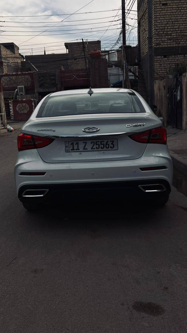 السلام عليكم شيري اريزو 5 موديل 2025 ماشيه 20450 مكفوله من الدعاميه للدعاميه سياره مدوشمه ارضيه كشنات جنطه السعر 107$ وبيها  مجال شي بسيط مكاني بغداد الدورة ابو دشير للتواصل رقمي *********** ابو زيد
