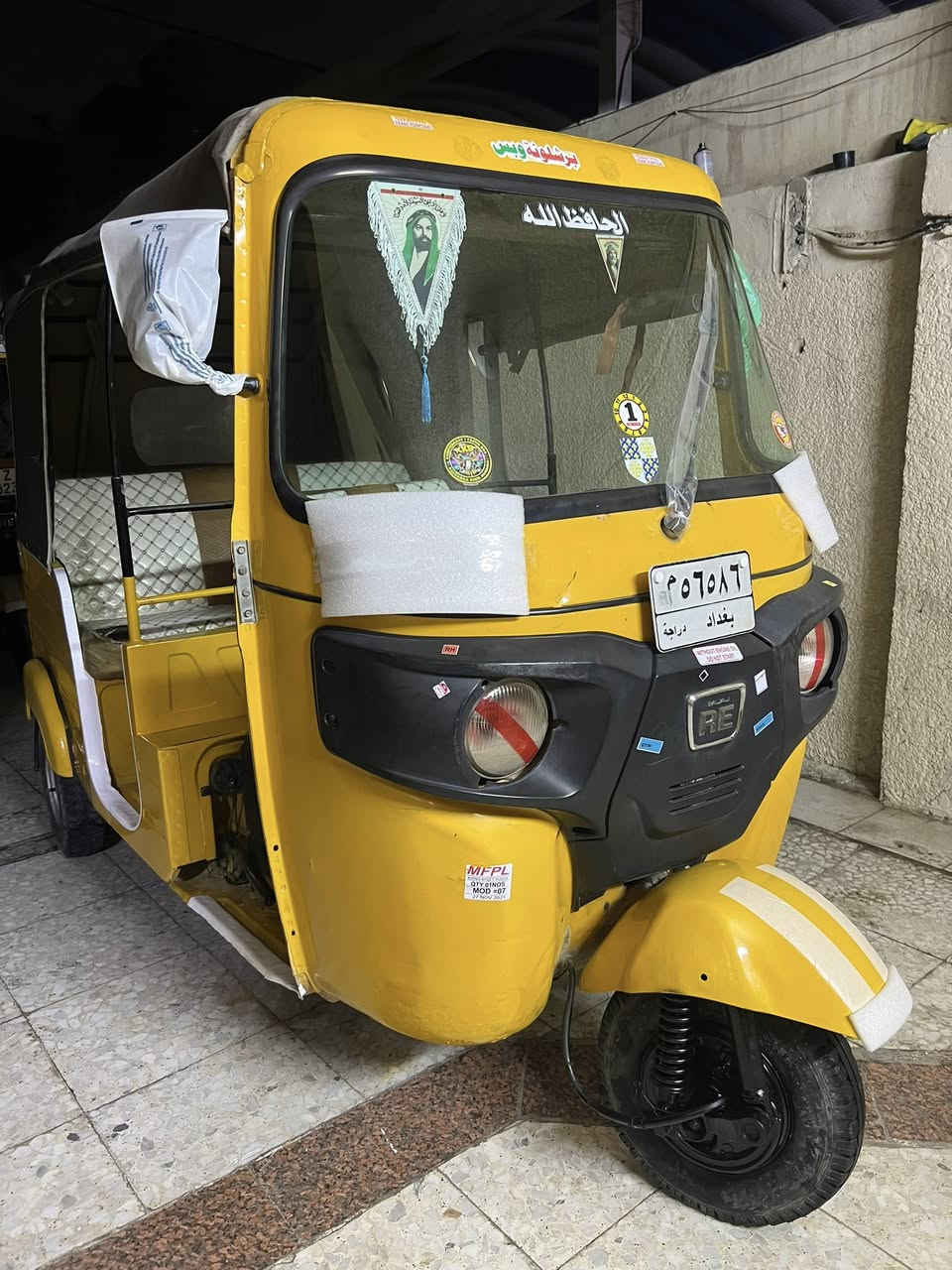 سلام عليكم شباب تكتك لبيع 2019شهر  12تكتك جديده حلوه مكفوله من تبخير وتنقيص رقم وسنويه بغداد السعر ب5600و بيه مجال مكاني بغداد الكماليه ***********
