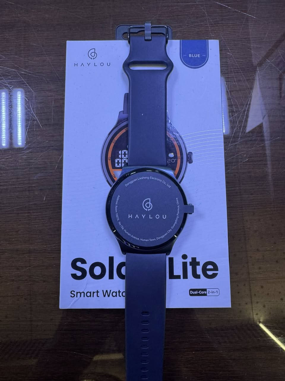 ساعة HAYLOU SOLAR LITE
الساعة جديدة ممستخدمة 
للتواصل واتساب ***********
