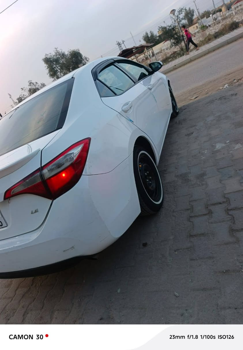 السلام عليكم
كورلا للبيع موديل 2016 رقم ذي قار دولي بسمنه سنويه لل 30 حادثه جاملغ وبنيد 
جاهزه مكينه وگير1800 شرط جديد ومامفتوحات حداديه تخم تاير تبريد كهربائيات شاشه كامره كلها شغاله
السعر ب 103
رقمي ***********
