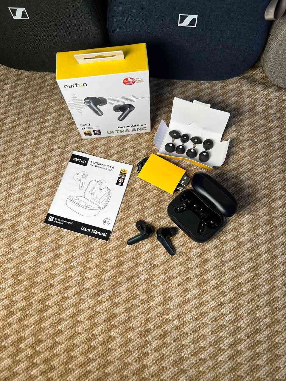 ايربود Earfun 4 pro
الغاء ضوضاء 
صوت ممتاز
شحن طويل

ماركه معروفه


**إذا كنت صاحب هذا الإعلان وتريد حذفه لأي سبب، رجاءا أرسل رسالة إلى الدعم الفني**