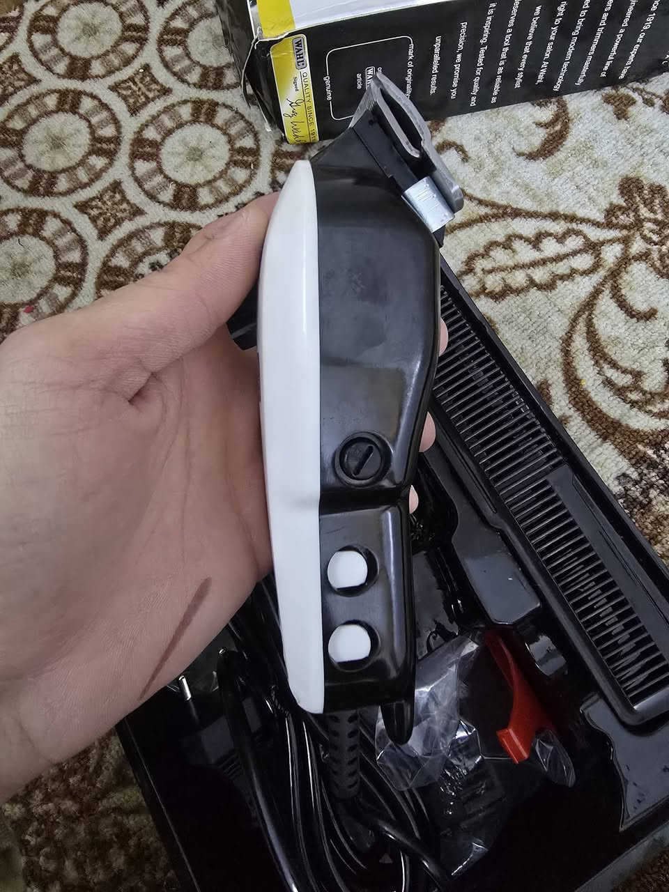 سلام عليكم مكينه حلاقه ماركه WAHL  فوووول مال DHL شرط الفحص ولشغل امام المندوب أمريكي U.S.A مزاد أعلى سعر أبيع ينتهي المزاد الساعه ١٢ الضهر او بالعافيه عليك ياخذه


**إذا كنت صاحب هذا الإعلان وتريد حذفه لأي سبب، رجاءا أرسل رسالة إلى الدعم الفني**