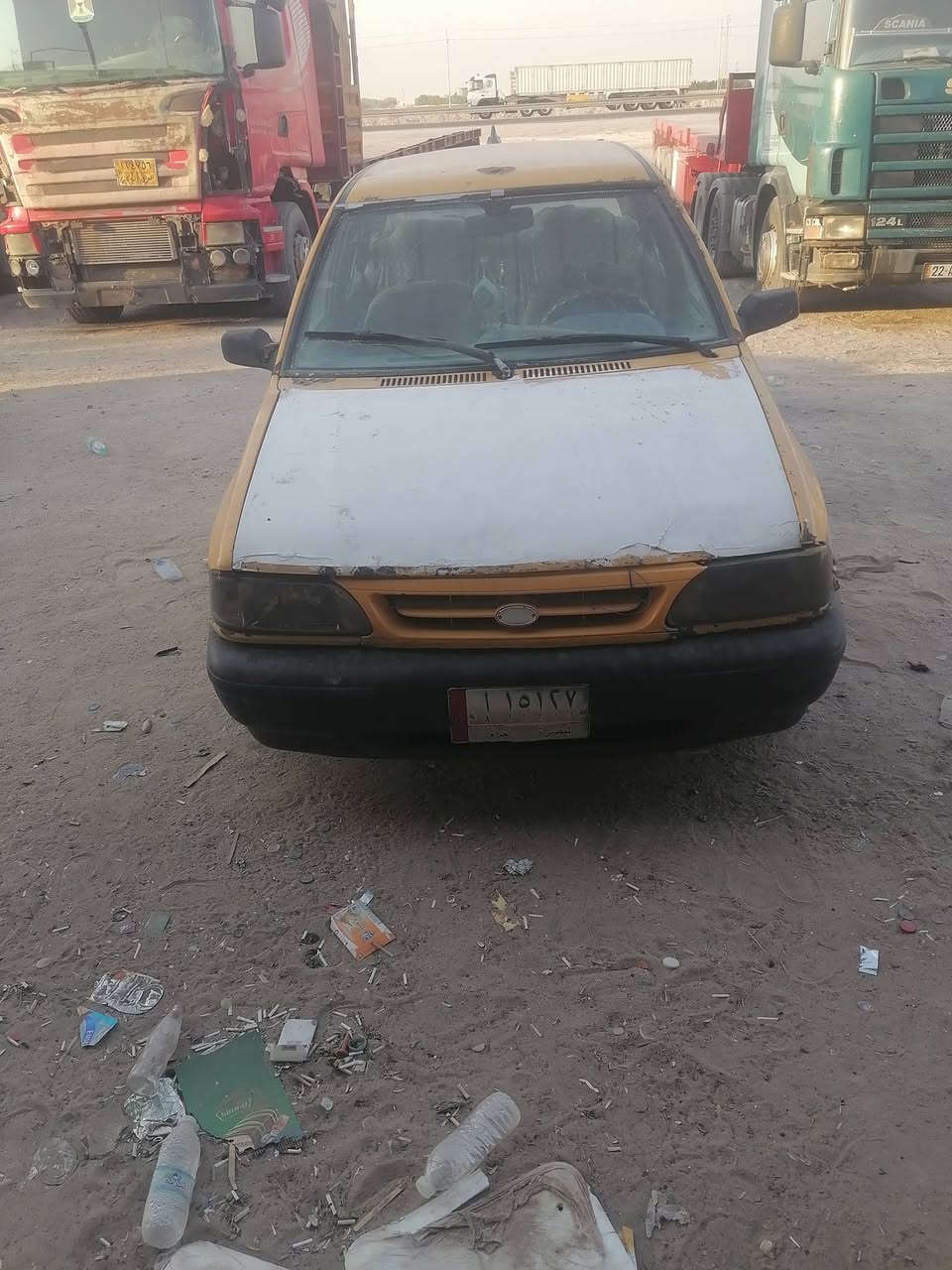 سايبا ١١ ما ندل راعيه ابيع كوم حديد سنويه عضم محرك بيه صوت شواصي مكسره يعني تعبانه بس تشتغل وتمشي شارع سفوان ام قصر مقابل شركه شيري سعر ٦ورقات قفل  ***********
