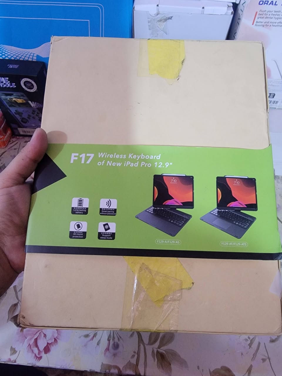 لوحة مفاتيح لاسلكية كيبورد جديد غير مستعمل لجهاز آيباد برو مقاس 12.9 بوصة
السعر 7


**إذا كنت صاحب هذا الإعلان وتريد حذفه لأي سبب، رجاءا أرسل رسالة إلى الدعم الفني**