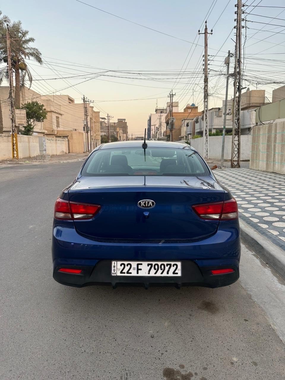 تحيه طيبه السلام عليكم ورحمة
كيا ريو 2020 حادث موضوح صور 
ماشيه 80 ميل 
مكينة 1600 دوش 
تحكم شاشه كامره 
مثبت سرعة 
مانع الانزلاق 
ايكو سبورت 
قيادة ذاتية 
تبريد تدفه كاملة 
رقم اربيل شرط تحويل 
115 ورقه بيها مجال بسيط 
أي استفسار رقم صاحب السيارة 
***********  أبو احمد 
مكان بغداد سيديه