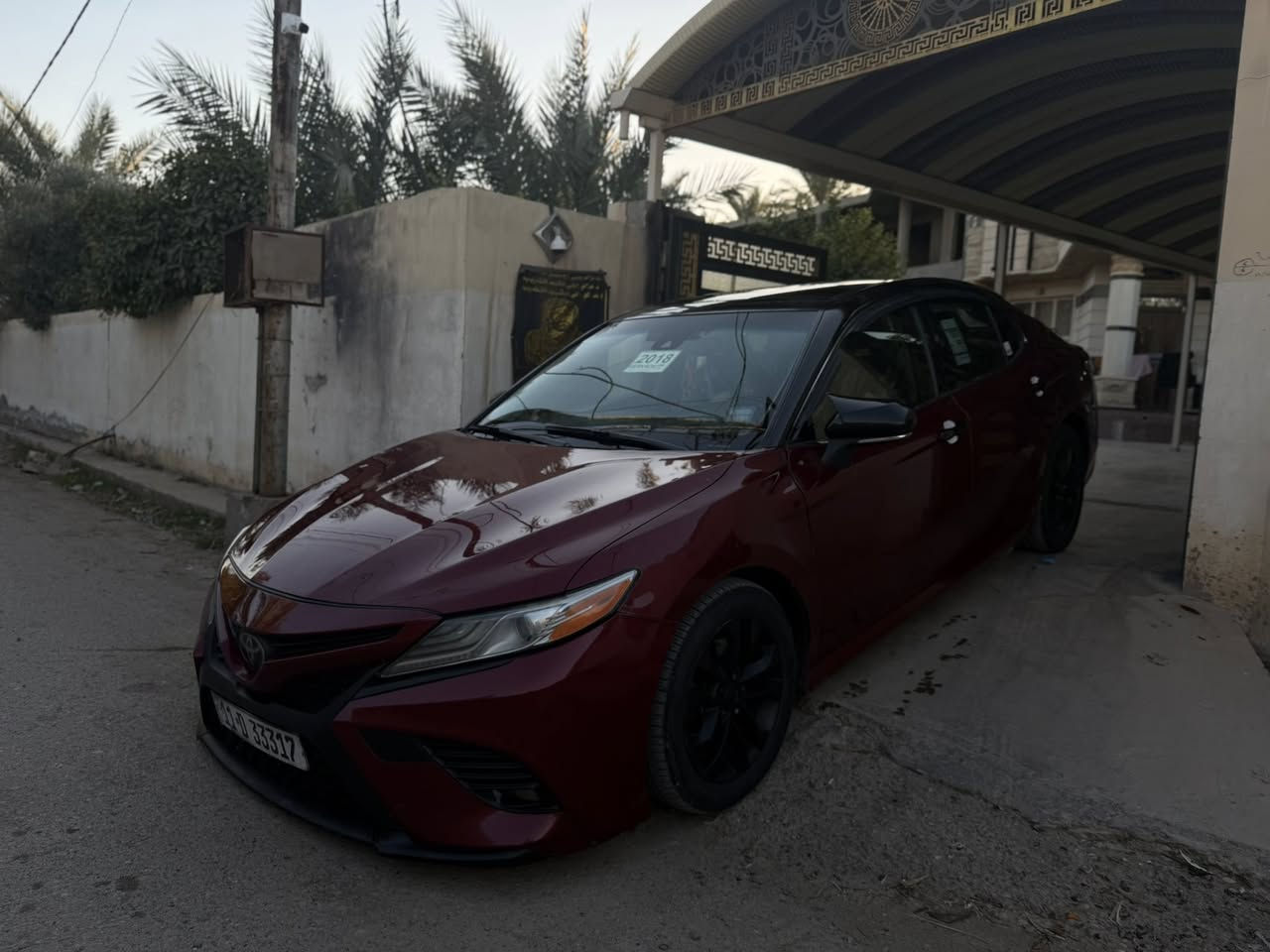 يالله كامري 2018 فوووول فووول بانوراما
مراوس ويا سيكويا
فول للاخير بالعافيه ع ياخذها بيها 4 قطع صبغ بدون دواخل اريد مراوس ويا سيكويا 
***********
