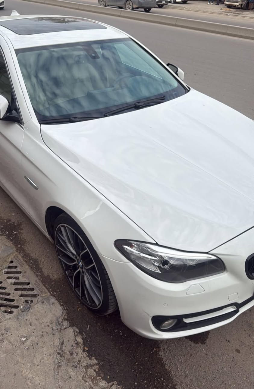 Bmw F10. 2015. 528 .
ماشيه. 100 الف 
فول. السياره. عدا البوب. شفط. 
خليجي. وكاله. عروش. 
صبغ.  بنيد جاملغ. بدون دوخل بدون ايرباك 
رقم. اربيل. سنويه. تضليل. بلادي. 
تحويل. ثاني يوم. 
بغداد  اليرموك. 
***********
