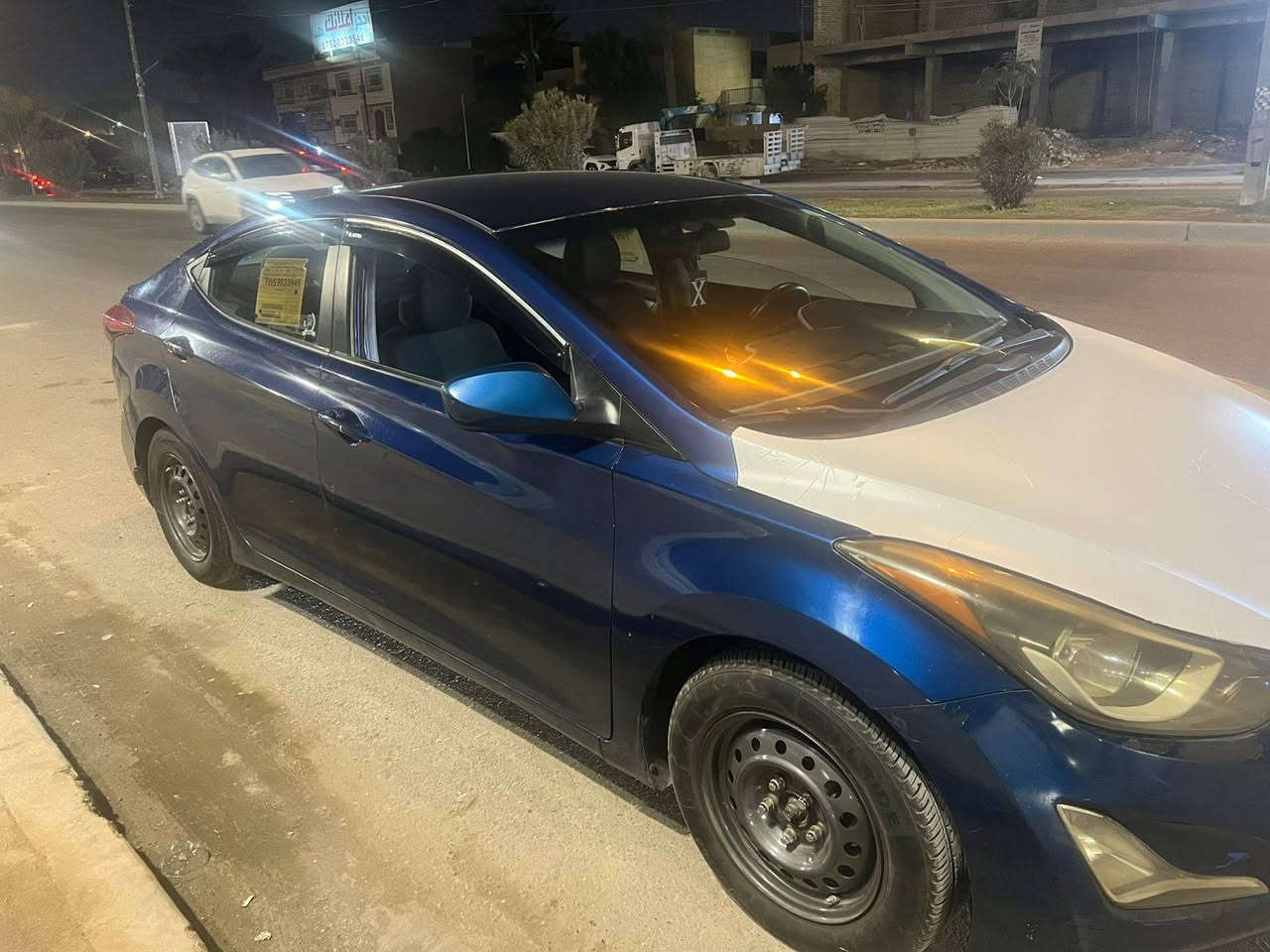 السلام عليكم
النترا 2016
لون نيلي
حادثهة بس بنيد
البنيد يرادله صبغ
رقم اربيل 
مكان السياره بغداد
السعر 115
***********
