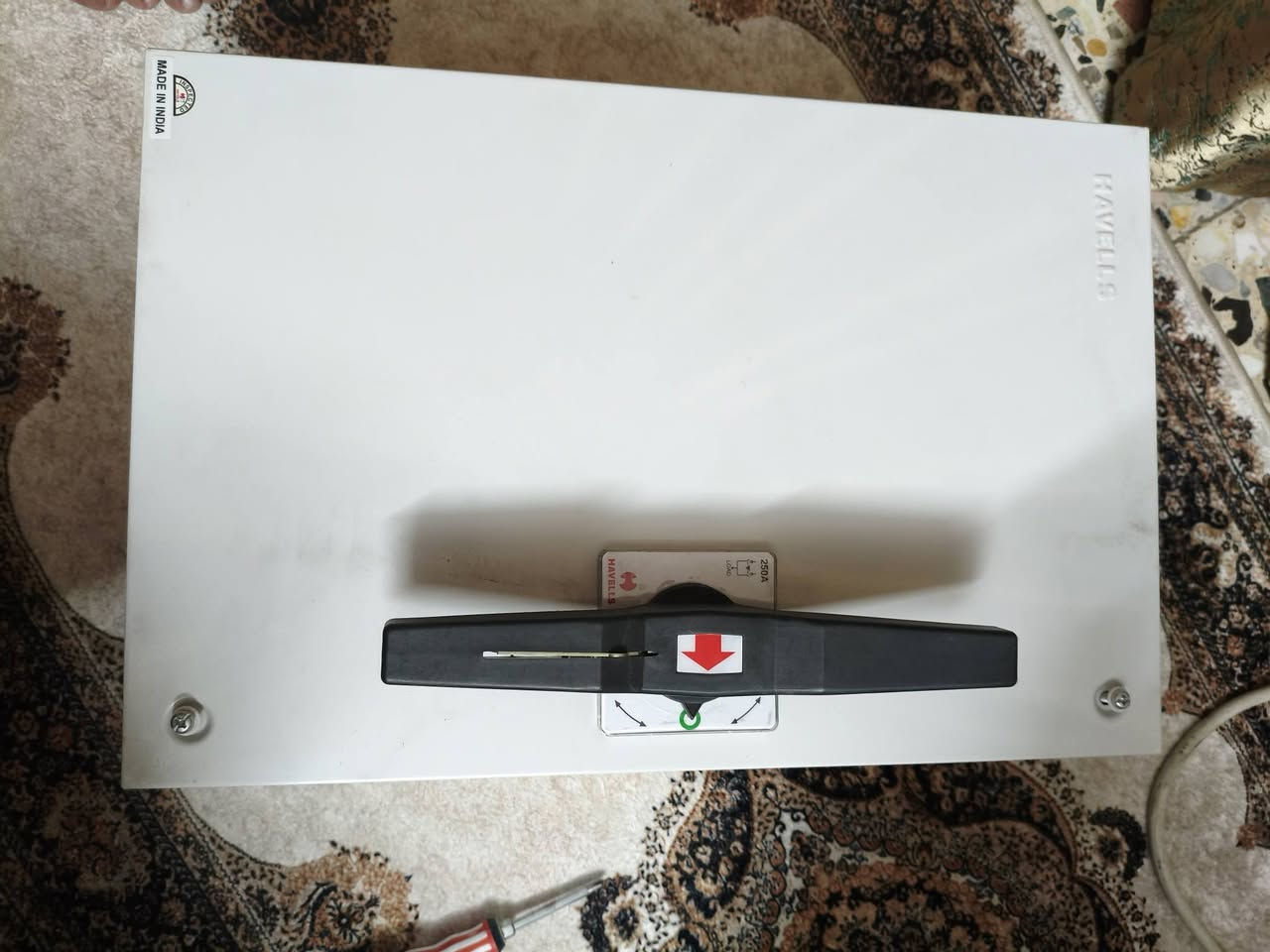 السلام عليكم جنج اوفر مع بورد 250 A هندي جديد قيمه واخذه *********** مكاني بغداد
