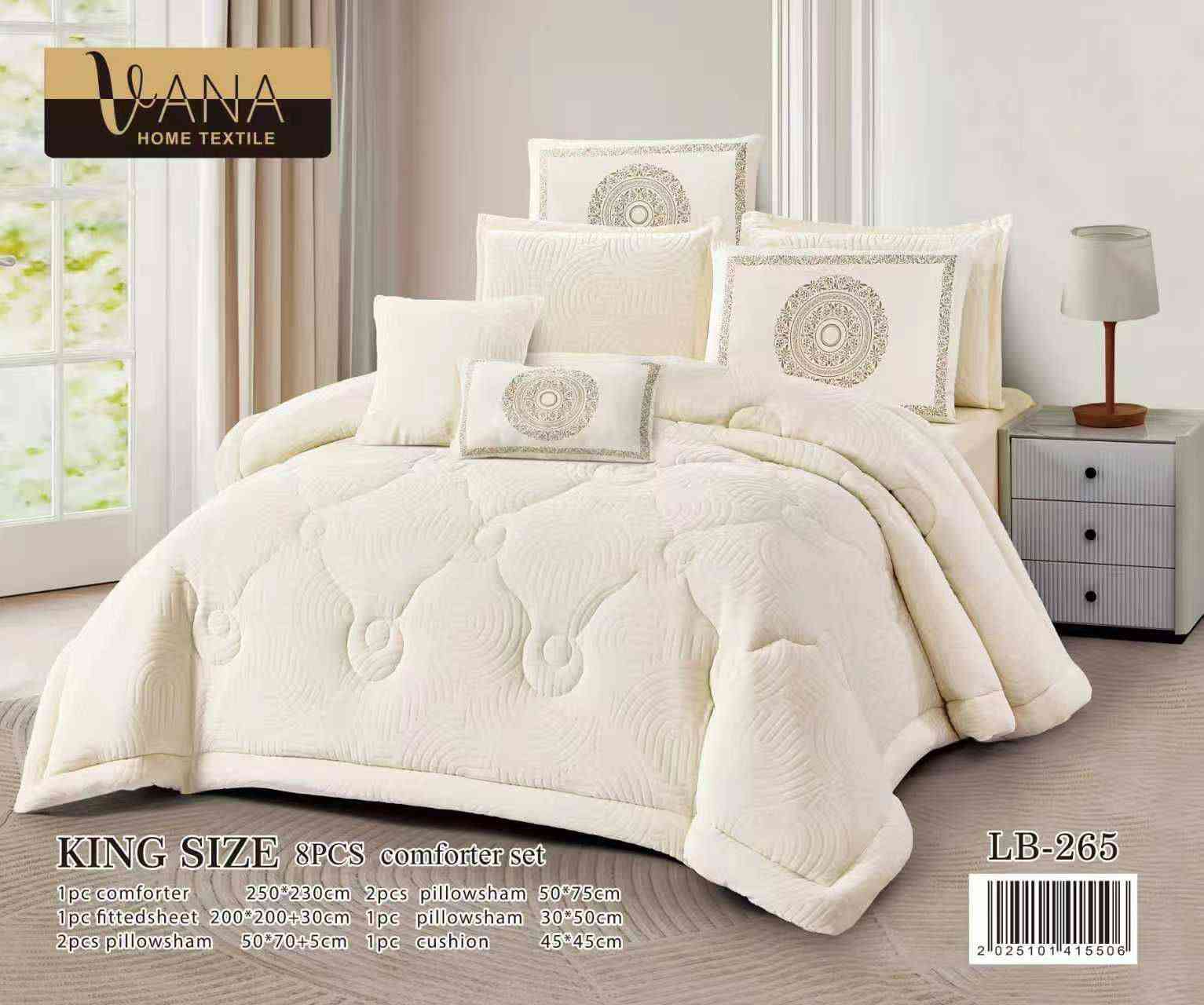 2025 / 2026 💥

لحاف نفرين قياس كبير شتائي ثقيل حفر نقشه  بارز خامة جيدة جدا 
8 قطع قياس ملكي (King size )

لحاف مع شرشف لاستيك مع  4  قطعه وجه مخدة مع وجهين كوشة 👌

السعر  : ٦٥ ألف

 القياسات  :
 قياس اللحاف              230*250             عدد 1
قياس الشرشف             200*200+30      عدد 1 
قياس وجوه المخاد       75*50                  عدد 4
كوشة مستطيلة            30*50                  عدد 1
كوشة مربعة                  45*45                 عدد 1

توصيل داخل كربلاء المقدسة وجميع المحافظات مجاني المدة يومين واتساب ***********
