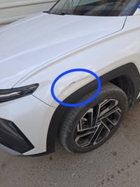 توسان ٢٠٢٥ خليجي باسمي ماشية ٧٠٠٠ بيها فقط طخه بسيطة بل جاملغ الايسر ك...