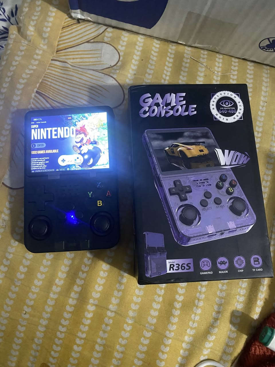 للبيع: جهاز الألعاب المحمول R36S - جيل الطيبين مطوّر شاشة خرافية: شاشة IPS مقاس 3.5 بوصة بدقة 640×480 (ألوان زاهية ووضوح عالي من كل الزوايا).
مكتبة ألعاب ضخمة: يحتوي على أكثر من 15,000 لعبة جاهزة (ببسي مان، ماريو، تيكن 3، كراش، وغيرها الكثير).
محاكاة قوية: يشغل ألعابpsp السعر ٥٠ الف للتواصل خاص


**إذا كنت صاحب هذا الإعلان وتريد حذفه لأي سبب، رجاءا أرسل رسالة إلى الدعم الفني**