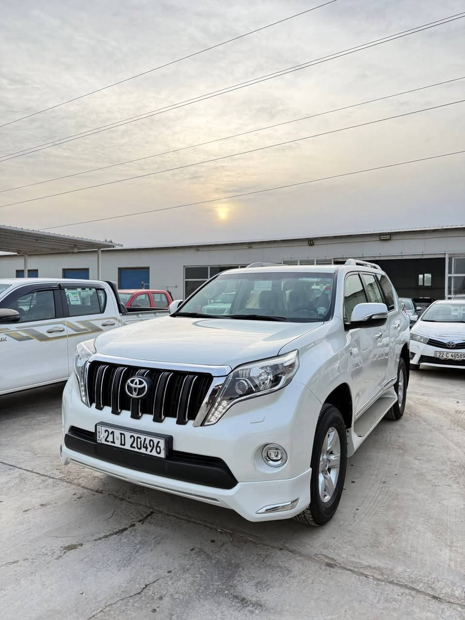 سلام عليكم برادو 17/TXLسياره فول واحد علا واحد فتحه بصمه دبل تانكي 7راكب V6سلندر سياره مري شفط تشغيل عن بعد سياره حداديه كير مكينه تبريد كله علا وضع شركه ماشيه 113الف حقيقي علا وضعها  بيها شويه صبغ بل باب شبرين 
كفاله عامه من صبغ او فتح رقم سليمانيه بسمي تحويل ثاني يوم سعرها368وبيها مجال 
مكانها بغداد راشديه ***********
