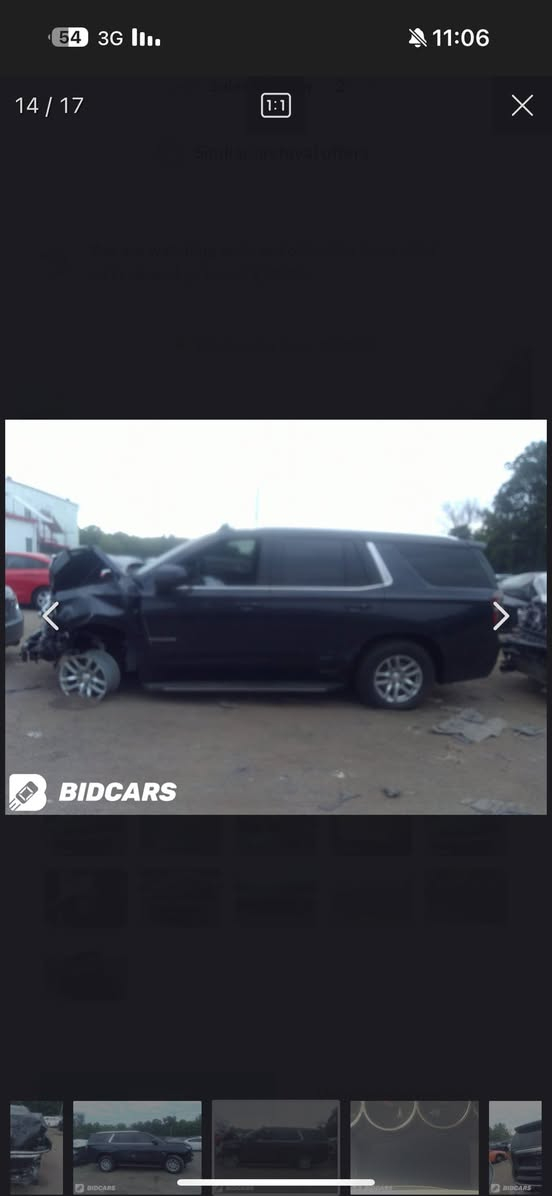 سلام عليكم تاهو امريكي موديل 2023 ضرر قطعتين جاملغ و بونيد رقم صلاح الدين محرك 5300 ماشيه 69 الف كيلو للبيع او للمراوس مكان كركوك سعر 415 بيها مجال ***********
