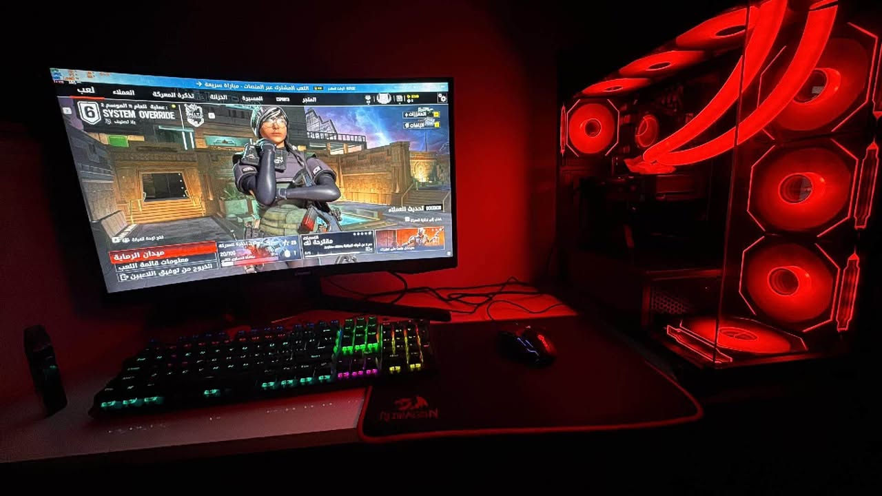 4070 سوبر +شاشة + جميع كراتين القطع موجودة كلشي ويا كارتونة والسعر مليونين غير قابل للتفاوض سعر ثابت تحميعة كلش جديدة 
السعر مع الشاشة كامل مليونين و100 موجود توصيل ***********
ملاحظة الجامة موجودة 

CPU I5 14400F TRY 2

MB B760M-HD PRO COLORFUL DDR5 M.2

RAM 32 ddr5 (16*2) RGB

RTX 4070 SUPER 12G ASUS 

M.2 1TB LEXAR NQ780 GEN4 6500HZ

COOLER NEON AQUA 360 FULL RGB ￼￼

PSU RUIX GX 750W+80 PLUS BRONZE

CASE RUIX 360A PLUS 8FAN ARGB BK

MSI 27 FHD 1080*1920 180Hz شاشة
