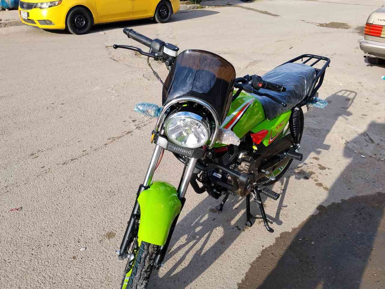 سلام عليكم دراجه شاينك موديل 25 اوراق اصولي ماشيه 5كيلو متر بس جديده مكفوله من الشخط 1400وبيه مجال.***********
