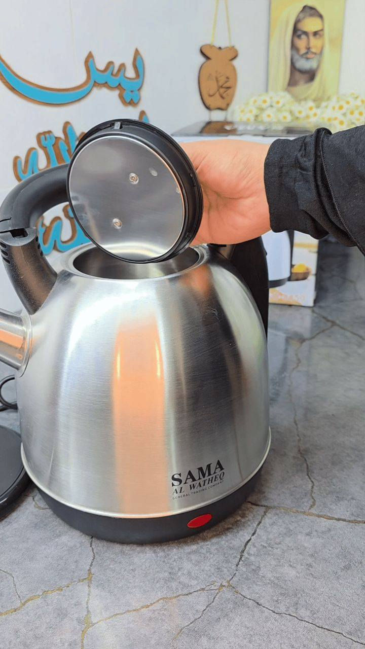 🔥☕ غلاية Sama سعة 5 لتر – قوة وأمان في كل غليّة ☕🔥
اختيار عملي للاستخدام اليومي، سعة كبيرة وأداء يعتمد عليه 👌
✔️ سعة 5 لتر تكفي العائلة والضيوف بدون تعب
✔️ قدرة 1800 واط لتسخين سريع وتوفير بالوقت ⚡
✔️ إيقاف تلقائي + حماية من التشغيل الجاف لسلامة أكثر 🛡️
✔️ قاعدة دوران 360° لاستخدام سهل من أي اتجاه 🔄
✔️ مصنوعة من ستانلس ستيل أنيق ومتين ✨
📦 مناسبة للبيت، المكتب، والاستراحات
💰 السعر: 25,000 د.ع
🚚 توصيل مجاني لكل العراق
للتواصل والطلب:
📱 واتساب: ***********
📨 تليگرام: @Bzati
📢 القناة: https://t.me/Bazi3ti
