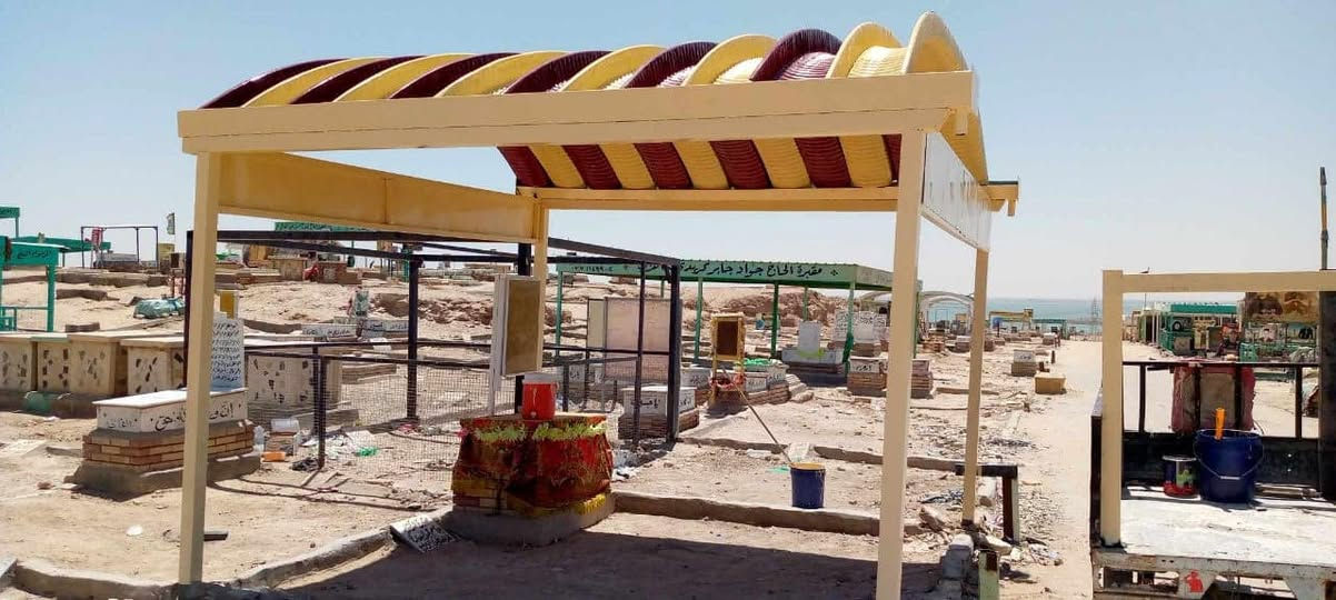 ⭕️يعلن معمل حداده السهم  بــ العراق مقبره وادي السلام لعمل سقائف ألكيسبان     المواصفات لأول مره في العراق.    الجينكو المتر 25 الف 
    *********** واتساب 

الكيسبان ساقيه مغلونه ضد ألزنجار
 ((  المواصفات))
1. الكي سبان 0.5
2. الحديد بوري مربع4انج 
3.صبغ الأوان الحديد حسب طلب الزبون 
4.  الكي سبان الوان متعدده واشكال متعدده
5. الكي سبان مقاوم لدرجات الحرار 
6.مقاوم للامطار والحالوب لا يصدر منه اصوات 
7 . جمع المواد تركي المنشئ
8. كل هذه المواصفات بسعر مناسب 
 كرسته وعمل. ملاحظه الجينكو المتر 25 
تستخدم
للحمايه من أشعه الشمس ودرجات الحراره            
تستخدم لمواقف السيارات و الساحات
المخازن التجاريه
المنازل السكنيه
القاعات الرياضه
مستعدون تجهيز كافة دوائر ألدوله وألمنشاة ألنفطيه وألرياضيه 
مع معمل حدادة السهم أضف ألجمالية ألي منزلك 
ماعليك سواى ألاتصال 
كذلك_مستعدون لعمل الجملونات السندويج

نتمنى من زبائننا ألكرام ألتواصل معنى على ألواتساب) بل ارقام التاليه))
***********
 #عمل #حداده #السهم #ترميم #القبور #وعمل 
الصور
