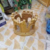 ديكور • عاج مصري • شكل قلعة