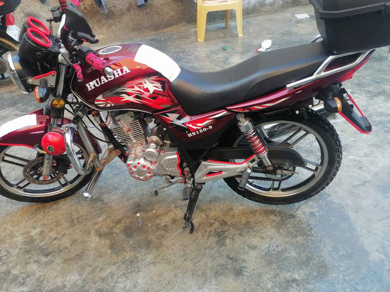 دراجه هايوشه موديل 2023 للبيع ويرهم مراوس حسب القناعه دراجه نضافه خير من الله  مكاني القائم حصيبة *********** اوراقه وسويج بلادي
