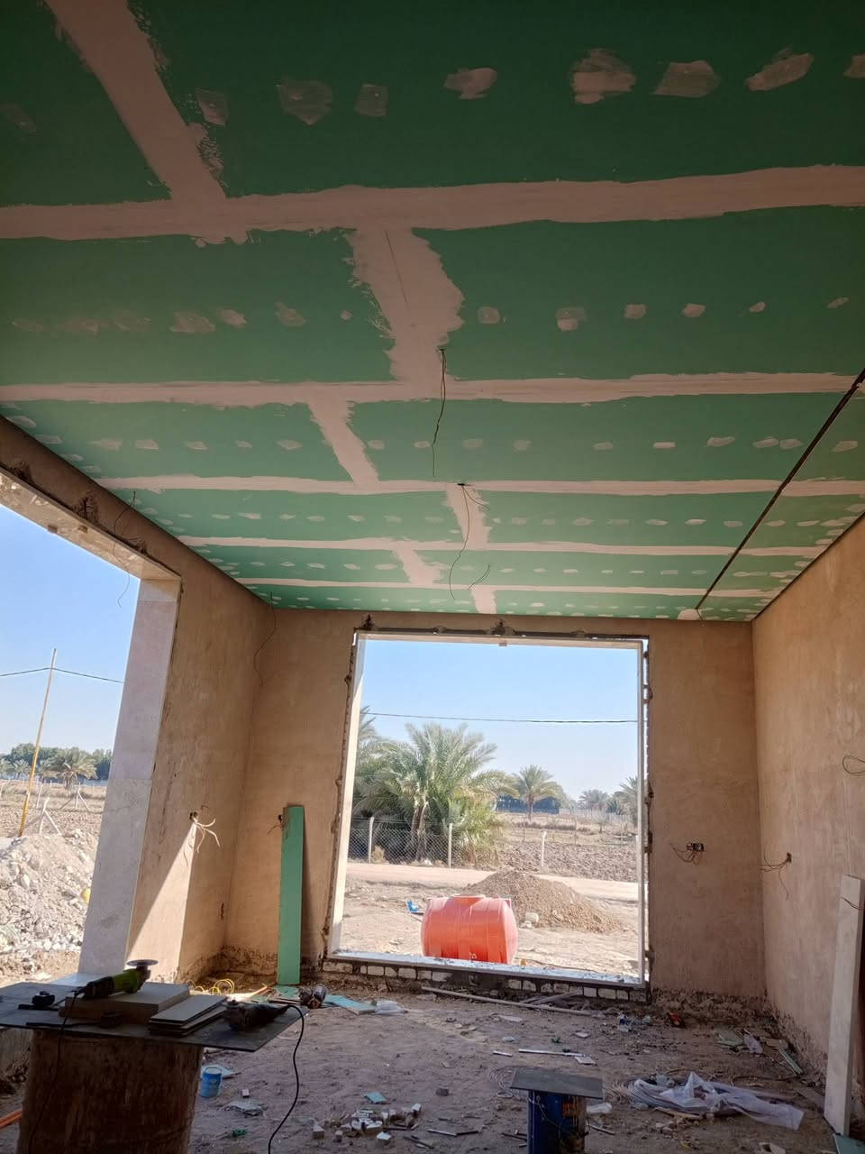 سلام عليكم متابعينا الكرام جانب من اعمالنه سعر خاص سعر متر الجبس كرزته وعمل لحد الصبغ 20 الف بابل لتواصل ***********
