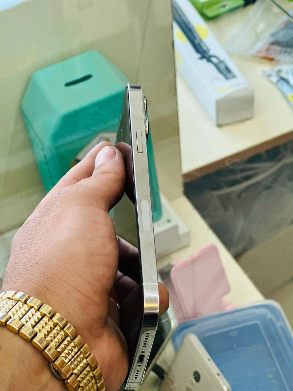 13 PRO MAX
جهاز كلش نضيف شخط واحدي مابي 

ما مفتوح وتر 

بطاريه ٨٨

ذاكره ٢٥٦

***********٧

واتساب فقط 
المكان النجف
