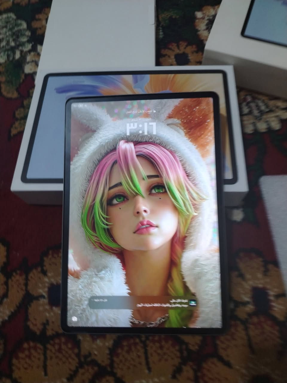 مرحبا ايباد هونر بي 9 أخذته جديد صايرله عدي ١٠ أيام أريد ابيعه سعره ٤٥٠ليريد يشوف مواصفاته يدخل عله اليوتيوب والله ايباد يخبل ليريده ***********
