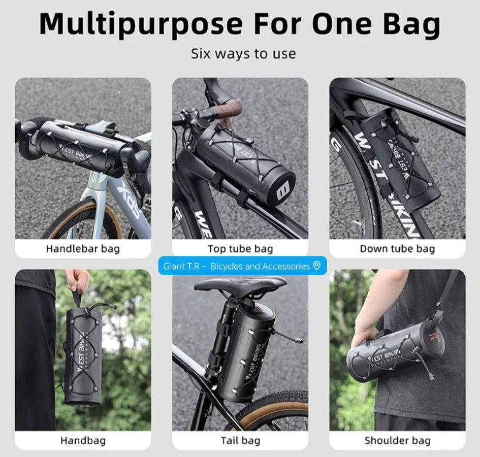 🎡 ما شاء الله لاقوة الا بالله العلي العظيم 🎡

📫 تم بعون الله وفضله وصول وجبة جديده من 👇👇

الوجبه الجديده 2026 :  منتج رقم 7

®️ WEST BIKING ✅ المزيونه 😁

​🚴‍♂️ اجعل رحلتك أسهل وأكثر أناقة مع حقيبة West Biking الاحترافية!

​💼  لحمل أغراضك الأساسية أثناء القيادة دون أن تعيق حركتك؟ نقدم لك حقيبة الدراجة العلوية بتصميمها الإنسيابي والمتين، الشريك المثالي لكل دراج.

​✨ لماذا تختار  هذه الحقيبة؟

🟩 ​تصميم مقاوم للماء: مصنوعة من مواد عالية الجودة تحمي هاتفك وأغراضك من المطر والغبار.

🟪 ​سعة تخزين مثالية: مساحة كافية للمفاتيح، المحفظة، أدوات التصليح الصغيرة، والوجبات الخفيفة.

🟨 ​ثبات فائق: نظام تثبيت بأشرطة (Velcro) قوية تضمن عدم اهتزاز الحقيبة حتى في الطرق الوعرة.

🟫 ​سهولة الوصول: سحاب سلس يتيح لك الوصول لأغراضك بيد واحدة أثناء القيادة.

🟥 ​شبكة خارجية إضافية: مزودة بحبال مطاطية (Bungee cord) في الأعلى لتثبيت قفازاتك أو سترة خفيفة.

⬛ ​مظهر رياضي جذاب: تصميم "West Biking" الأنيق الذي يضيف لمسة جمالية لدراجتك.
​💡 مثالية لـ:
​✅ الرحلات الطويلة (Bikepacking).
✅ التدريبات اليومية.
✅ التنقل داخل المدينة.

®️ Giant T.R -  Bicycles and Accessories .. 🚴‍♂️

🔴العنوان : بغداد / نفق الشرطه / مقابل المشاتل / مجمع الدراجات الهوائيه  . 

🔴للأتصال و الاستفسار :  
*********** 📲
*********** 📲

🔴 توصيل : بغداد + المحافظات ( مركز + اطراف ) . 

لسنا الوحيدون ... لكننا بكم الأفضل ان شاء الله ♥️

🥇🥇🥇🥇🥇🥇🥇🥇🥇🥇🥇🥇🥇🥇🥇🥇

