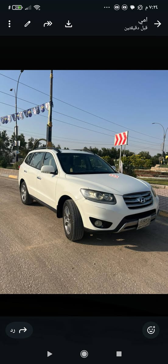 سلام عليكم سنتافي 2012 مكفوله لا صبغ ولا تبديل سونار موجود بل منشور مكينه 4 مكفوله ما مفتوحه سعر 135وبيه مجال للاستفسار ***********
