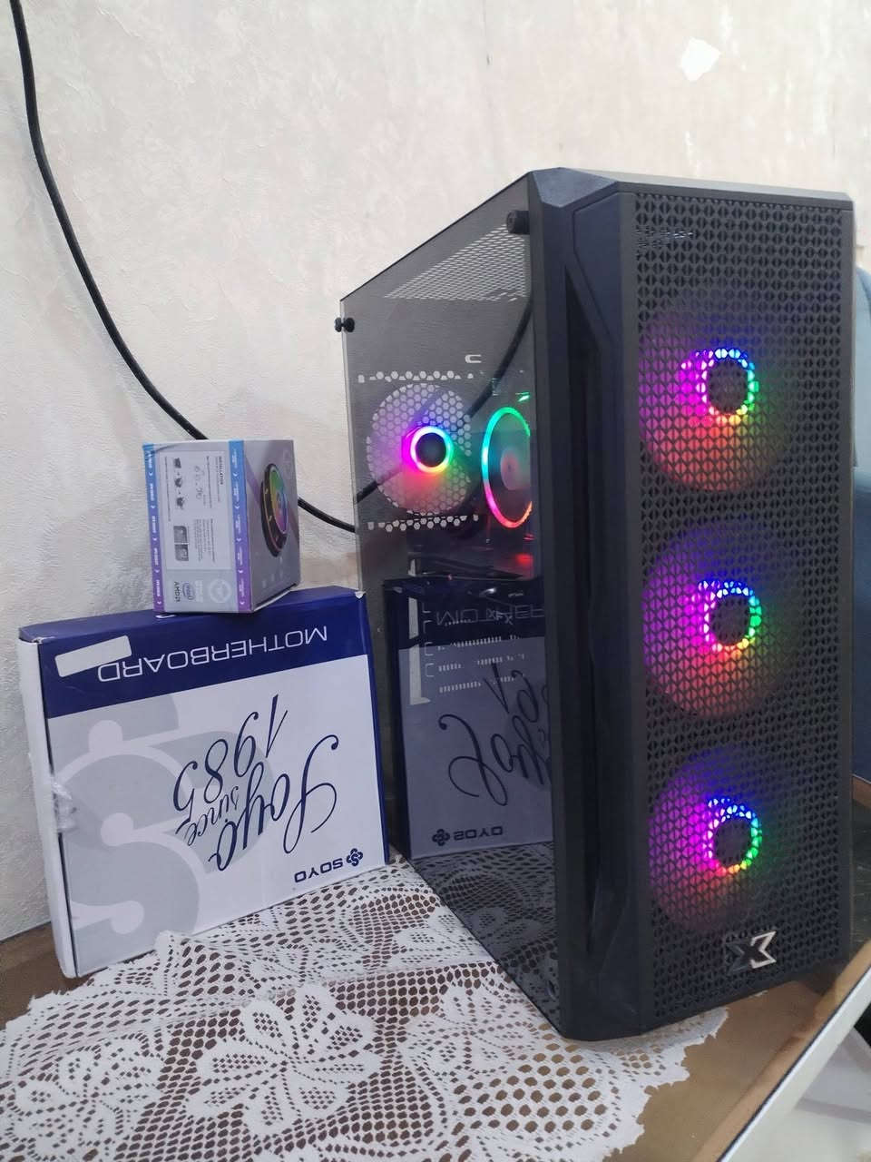 تجميعه البيع
275 بيه مجال قليل
الكارت RX 6500 TX XfX
المعلج Intal xeeon 2680v4 
الرمات 16 ددار  4  تردد 3200
ء SSD 256
البور 550 واط 
وشرط الفحص وين متريد تفحصه فحصه 
 ⁩


**إذا كنت صاحب هذا الإعلان وتريد حذفه لأي سبب، رجاءا أرسل رسالة إلى الدعم الفني**