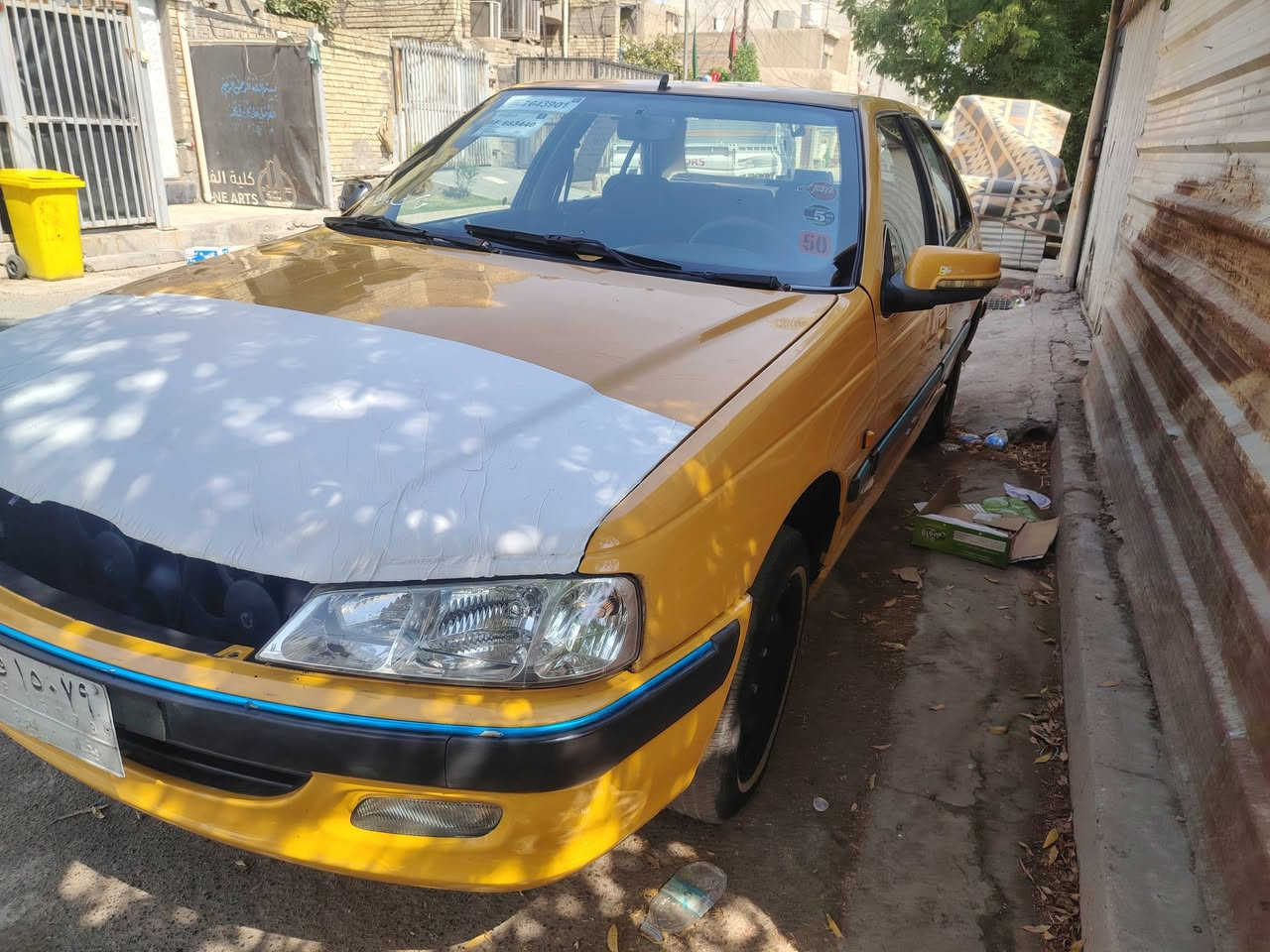 بيجو موديل 2015للبيع تخم تاير جديد صدر امامي خلفي جديد تبريد شغال رقم بغداد كير مكينه جديد 37العنوان السياره الزعفرانيه غير متواجد عل الفيس ***********
