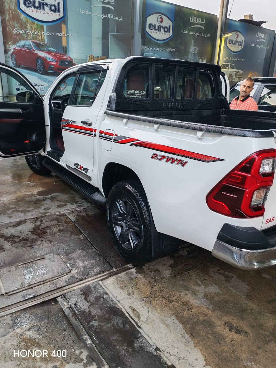 تويوتا هايلوكس 2025 SAS
فور ويل 4×4
ماشية  16 ألف كم فقط بعده بالضمان
مكفولة كفالة عامة 
مدوشمة كاملة مع درع أمامي وخلفي
حساسات خلفية ووهوك 
حالة ممتازة جداً.
رقم بغداد الجديد باسمي 
السعر : 357
*********** بغداد, العراق
