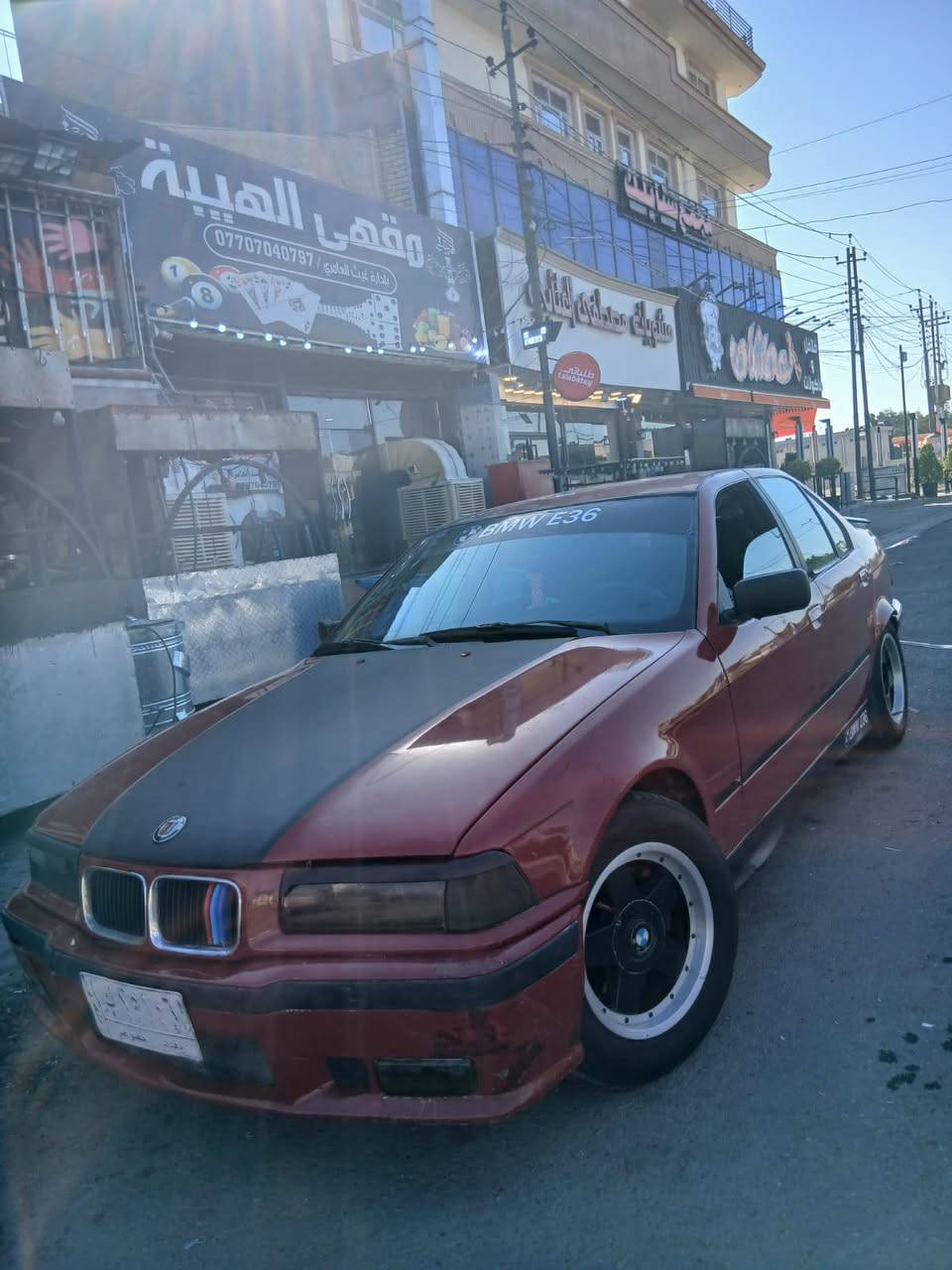 سعر 45وبيها مجال للشراي عنواني بغداد المنصور شراي يتصل ***********
سلام عليكم بي ام  e36 مديل 92
سيارة حلوه وقتصادية وشبابيه مكينه 4سلندر بلاديه مصبوغه جمالية بيها باور ستيرن ثكيل وكبريسر تبريد نقص سيارة رقم بغداد تحويل ثاني يوم سعر 45وبيها مجال قليل شراي يتصل *********** بغداد, العراق
