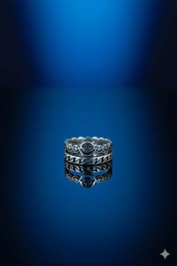 محابس • حلقات مختم فضة • ١٥ قطعة