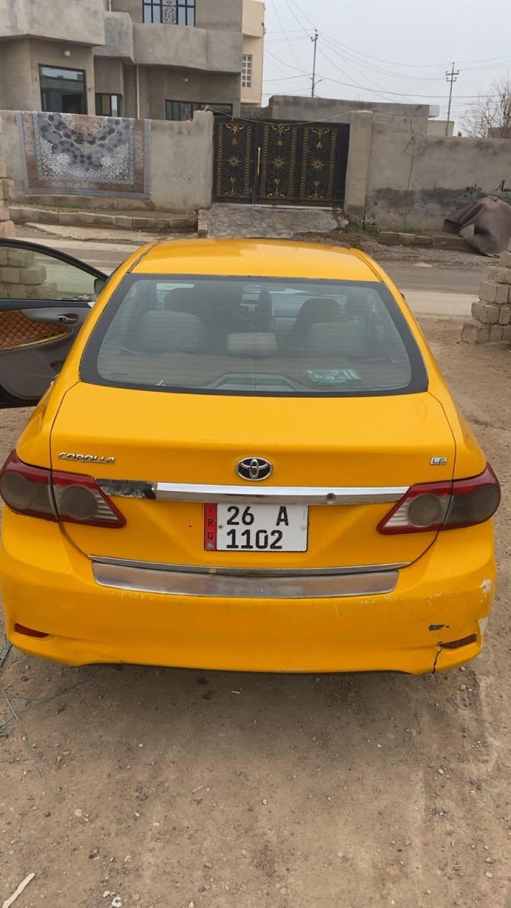 السلام عليكم 
كورلا 2012 
الضرر  قطعتين محرك وكير شرط 
السعر 105 وبيها مجال 
هـ *********** 
المكان تكريت
