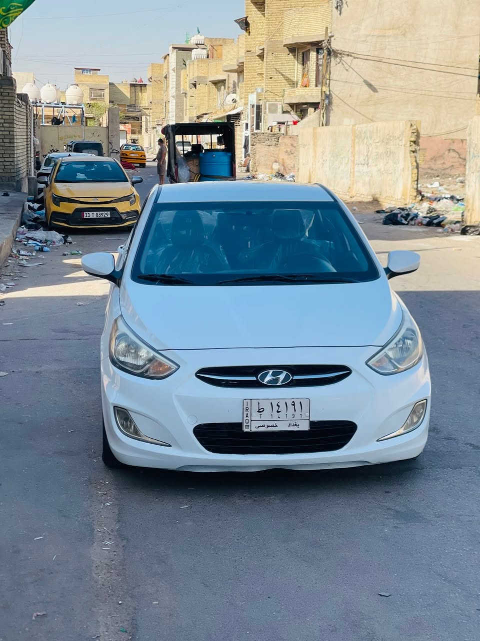 السلام عليكم اكسنت موديل 16 أمريكي كير مكينه تبريد تخم تاير كفاله حادثها جاملغ خلفي سياره خير من الله عنواني بغداد مدينه الصدر ***********.     السعر 89

