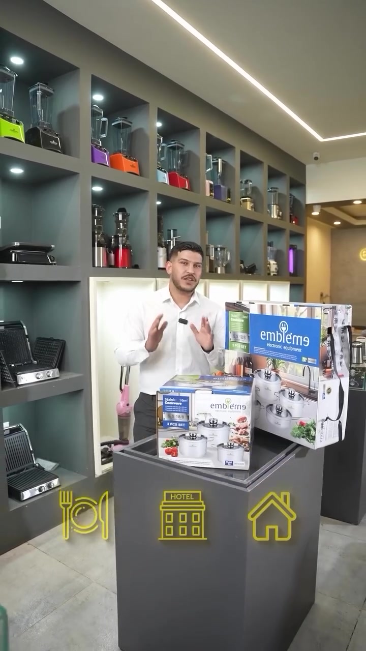 ✨ سيت كدر ستانلس ستيل من أمبليوم ✨
🍲 تصميم أنيق وجودة عالية 🍲 مصنوع من الستانلس ستيل المتين المقاوم للصدأ 🍲 توزيع متوازن للحرارة لطبخ أفضل 🍲 مناسب للاستخدام اليومي ولمختلف أنواع الطبخ 🍲 سهل التنظيف وعملي جداً
✅ جودة مضمونة من أمبليوم ✅ ضمان حقيقي لمدة سنة
📩 للحجز والاستفسار يرجى المراسلة على الخاص. 🚚 متوفر التوصيل داخل كربلاء وجميع المحافظات.


**إذا كنت صاحب هذا الإعلان وتريد حذفه لأي سبب، رجاءا أرسل رسالة إلى الدعم الفني**