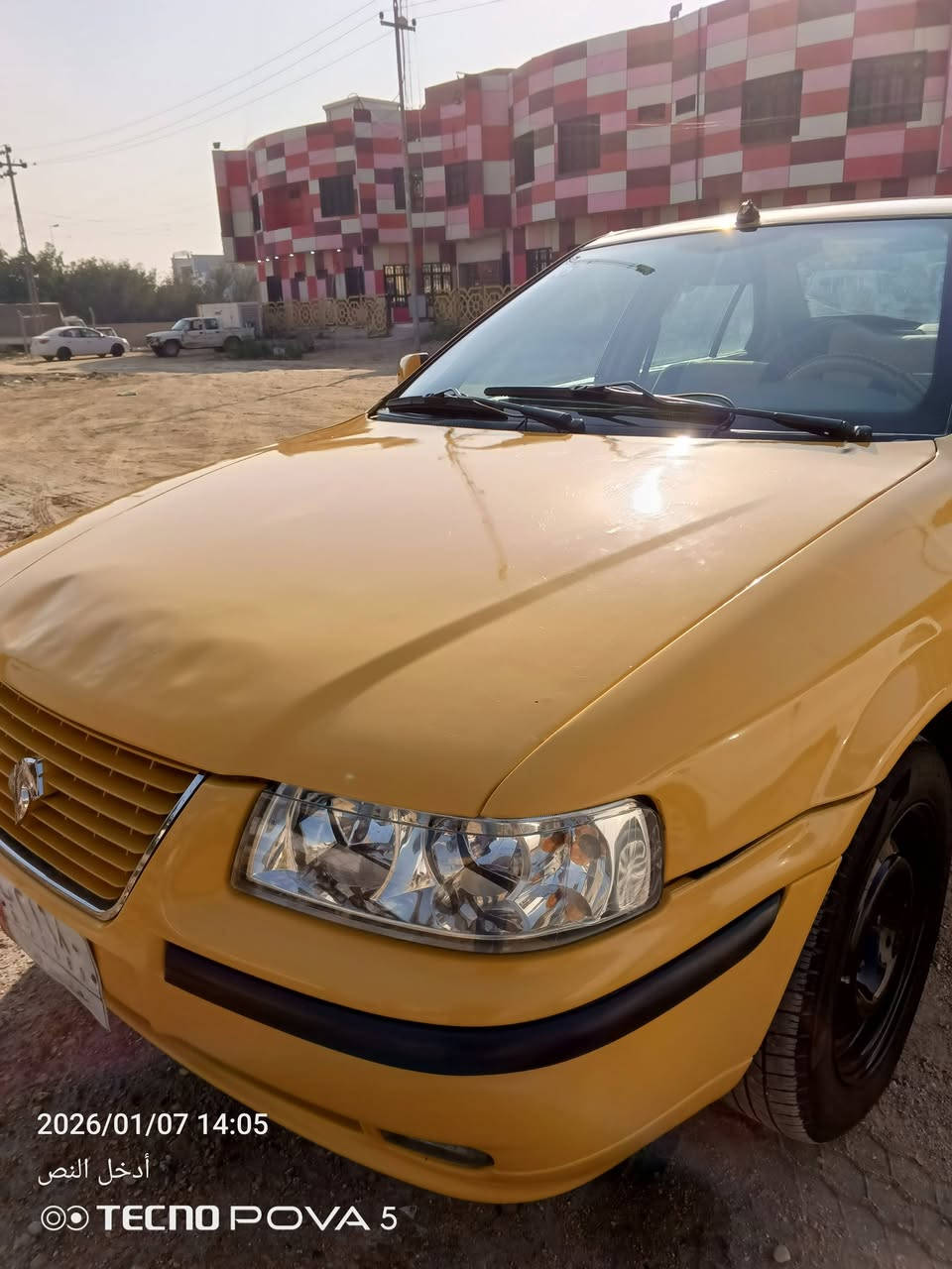 #منـ رخصةـالادارهـ المجومعه ـالمحترمه
سيارة سمند موديل 11 مصبوغةصبغ حزام جمالية مصفرة هيئة وغرامات سيارة رقم بغداد مشروع وطني سيارة باسمي سعر 35ورقة وبيها مجال للشراي او مراوس سيارة خصوصي ***********  مكاني واسط نعمانية
