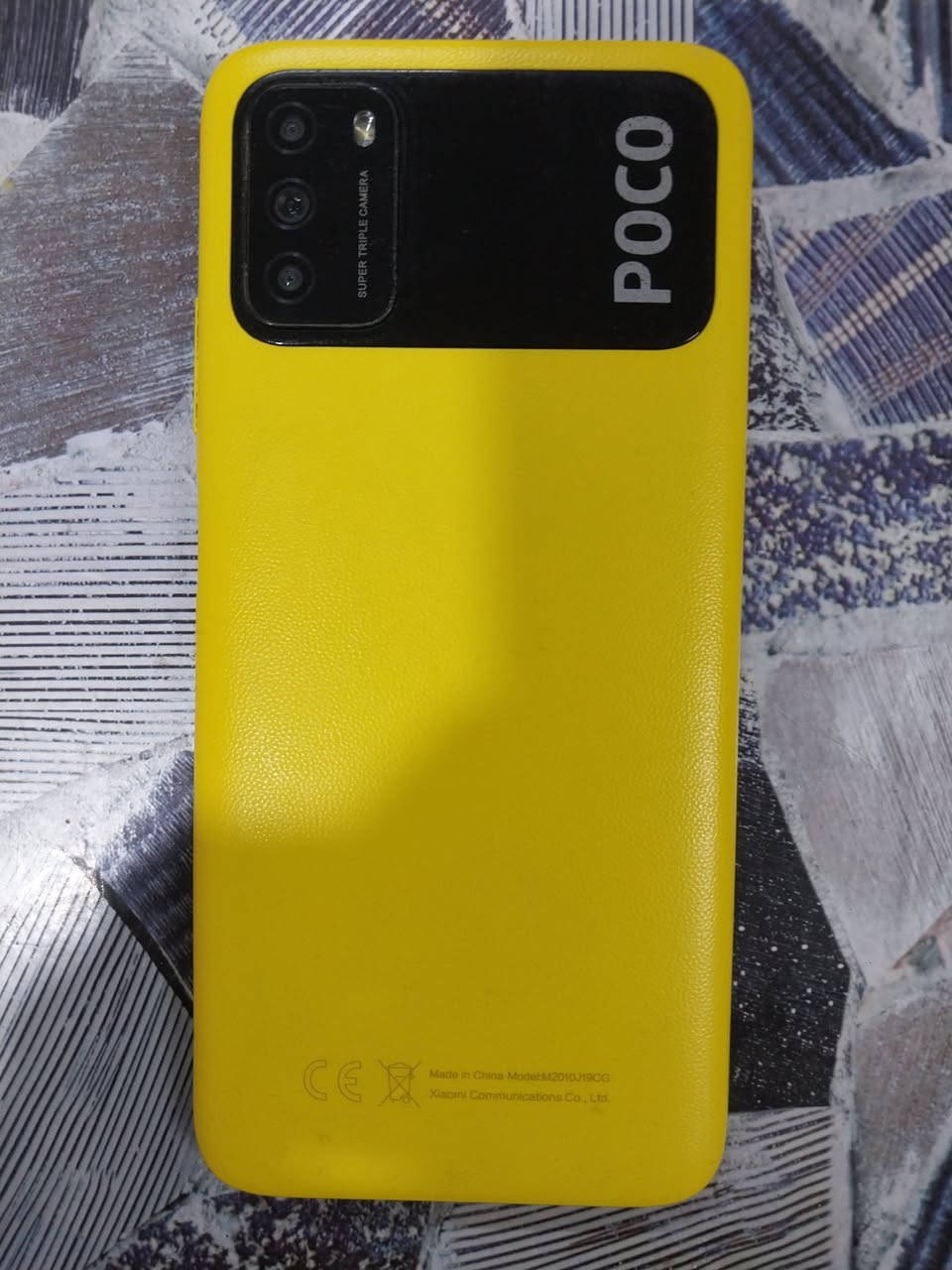 📱  POCO M3
⚙️ المعالج: Snapdragon 662
📏 الشاشة: 6.53 إنچ FHD+
📸 الكاميرا الخلفية: 48MP + 2MP + 2MP
🤳 الأمامية: 8MP
🔋 البطارية: 6000mAh
⚡ الشحن: 18W
💾 الذاكرة: 128G/8
📦 النظام: Android مع MIUI f
بسعر 110 الف


**إذا كنت صاحب هذا الإعلان وتريد حذفه لأي سبب، رجاءا أرسل رسالة إلى الدعم الفني**
