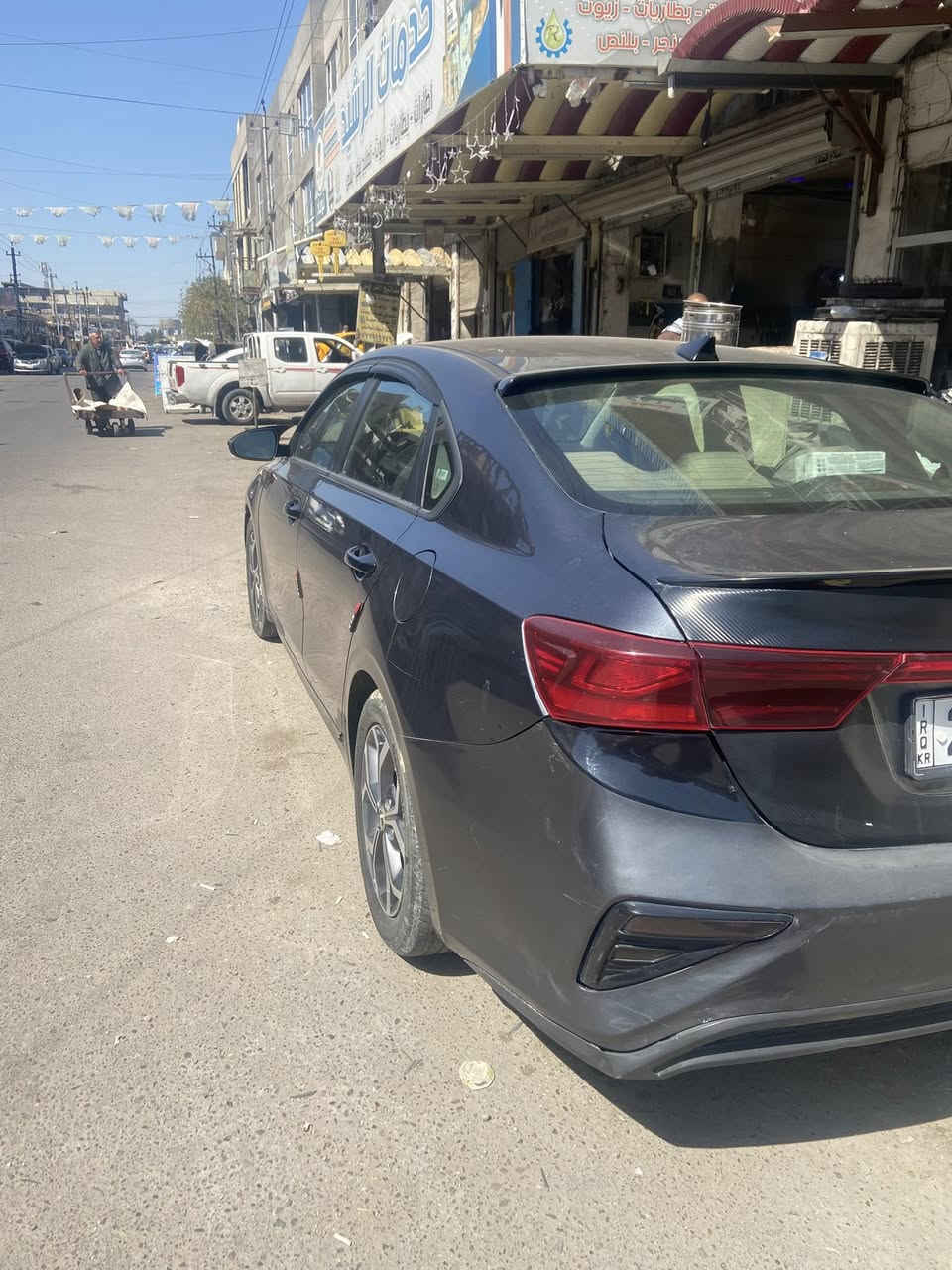 بيع فقط بدون مراوس.
فورتي 2019 

بدون ايرباك بدون قطرة صبغ اومعجون

السياره جديده كلش مال جناي ومصروف عليهة

ماشيه 45 ميل

حادثهة قبغ جنطه فقطط موجود رقم الشاصي

وبيهة البابين اليمن عكس السايق يرادلهن بارد ينزل من سعر السياره

فول عده الفتحه والبصمه شاشه كاربلي كبيره 

سبويلر خلفي-شفقه خلفيه-گفرات مري باتمان

لايتات السياره كلهن مغلفات اسود طافي 

السياره مختمه بلاكات كلهة 

السعر 132 وبيهة مجال 

رقم اربيل الجديد عرامات صفر بـ اسمي تحويل ثاني يوم

مكاني بغداد

***********
