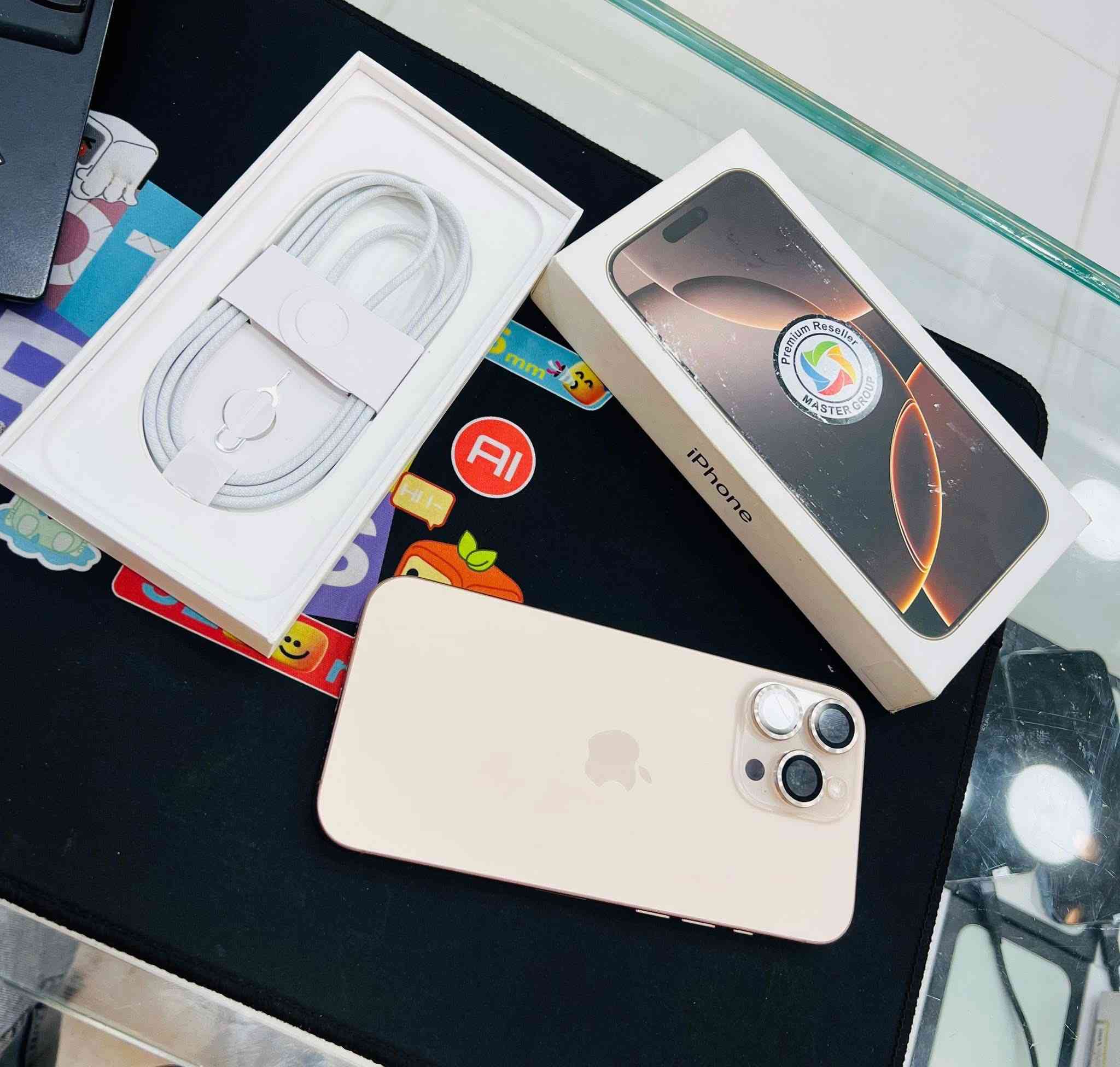 ايفون 16 برو ماكس
🇸🇦 عربي ماستر (نسخة أصلية)
💾 ذاكرة: 256GB
🔋 البطارية:95%

عنوان الشركة 📍
النجف – شارع الغدير، فرات
مقابل بوبة السعد
أهلاً وسهلاً بالجميع
🚚 توصيل إلى كافة المحافظات 🇮🇶
متوفر بيع وشراء وتبديل الأجهزة 📱 
📞 أهلاً وسهلاً بالجميع ***********
