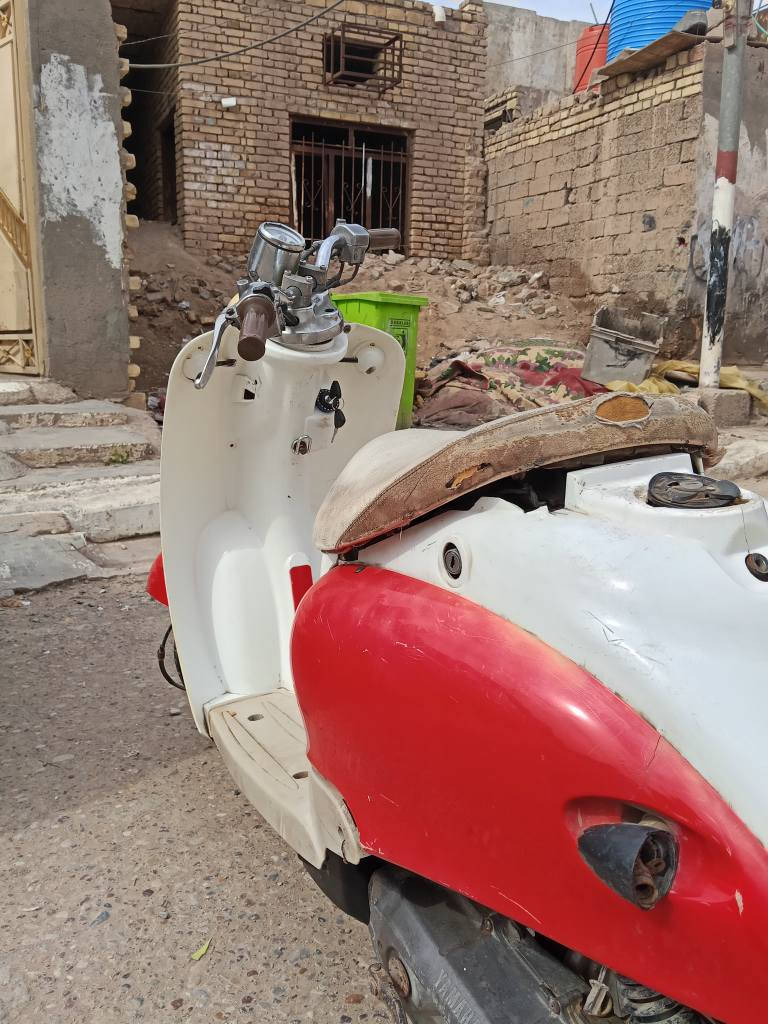 يا الله. 
السلام عليكم اخوان. 
دراجه يوماها (عبد الحليم). بحاله جيده 
الكهربايئات شغاله سلف هندر. 
لكن الكفرات بحاله تحت الجيده. 
والمكينه جيده جدا. 
ورقم الاتصال: ***********. عمارة, ميسان
