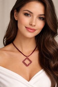 قلادة ماروني • لمسة فيروزية • تصميم عصري