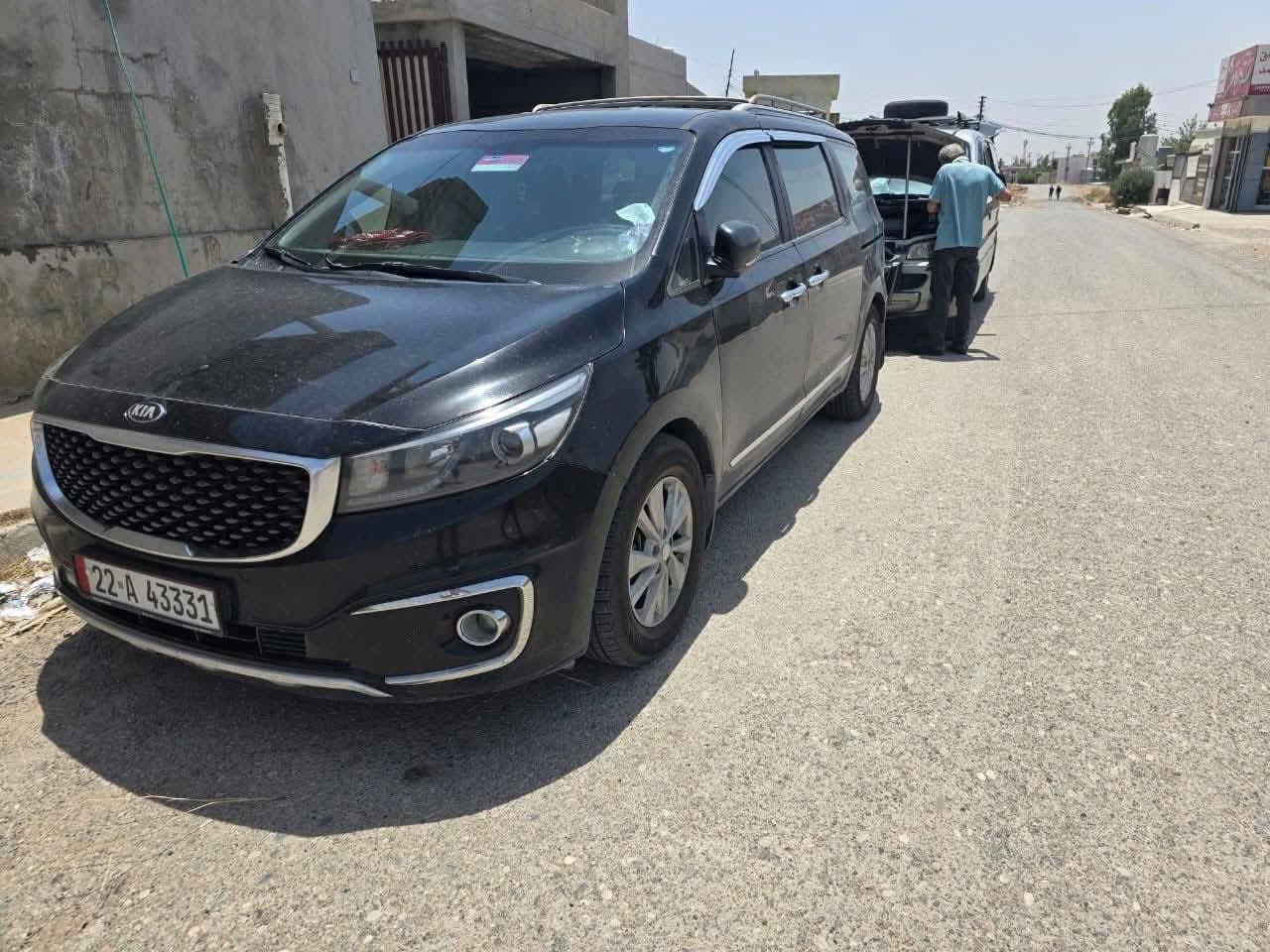 كيا سيدونا ٢٠١٦ محرك كير بشرط نقصها فقط دبلات امامي مكانها أربيل او تكريت *********** سعرها ١٦٥ قفل تحويل أو وكاله سياره اسمي
