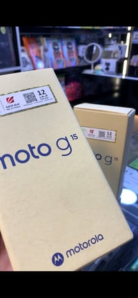 موتورولا g15 بمواصفات عالية وسعر مناسب ذاكرة 256 رام8 بطارية5200 معالج...