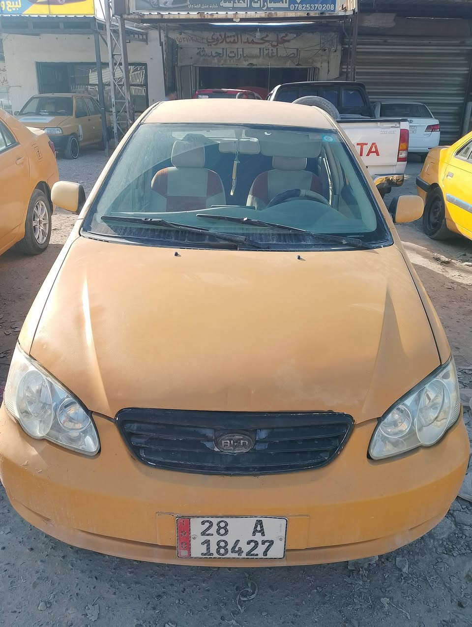 بي واي دي F3 المرغوب موديل 2011 للبيع
السعر 40 ورقة وبيها مجال
محرك مكفول ميسوبوشي بلادي
تبريد شغال
 وكير وحدادية وكهربائيات كله شغال ، فقط الكشر مالته بي خياس بسيط كلش بالصور موجودة ، السيارة نظيفة ناقصها فقط صبغ عام
رقم انكليزي سنوية ب اسمي صالحة ل سنة 2029 مصفرة هيئة وغرامات 
عنوان بابل حلة مركز / واتس ***********
