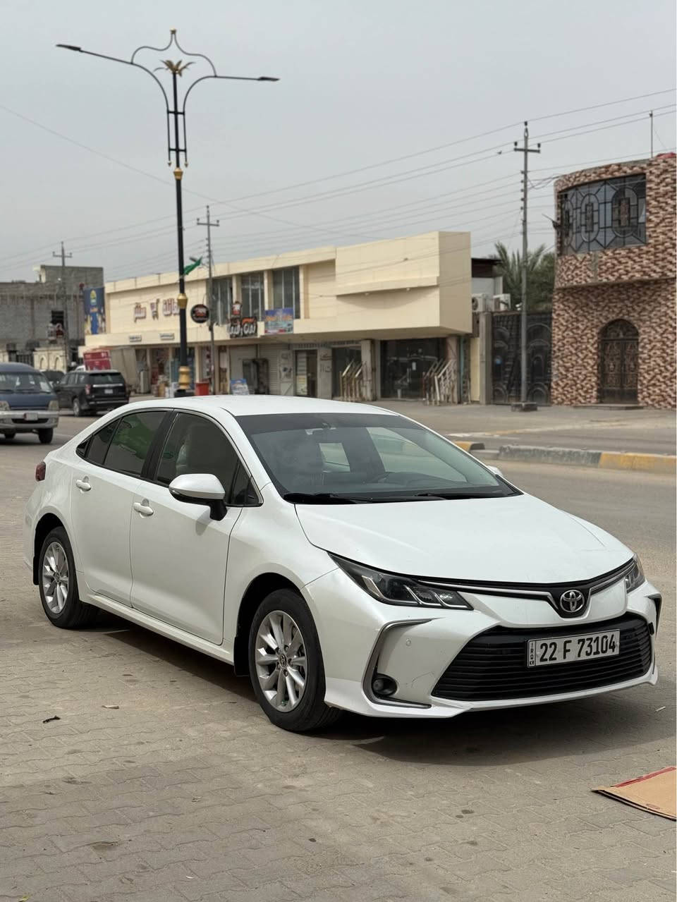 كورلا ساز ٢٠٢٢
 ياباني اصل مو صيني 
مكينه 1800
5 ويل كب 
تبريد قطعتين 
بصمه 
دخول ذكي 
مري شفط
حساس امامي خلفي 
شاشه عداد ديجتل 
ماشيه ١٠٠ الف كيلو متر 

جاهزة من البرغي 
مكينه و كير و حداده و تخم تاير و تبريد بل جيس شرط 
سياره كفاله عده بارد صغير بل جاملغ  حتى الدعاميات كفاله من الصبغ و التبديل و السونار بل منشور 
السعر 155 🔒
*********** البصرة, العراق
