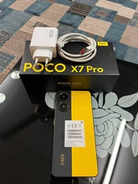 بوكو X7 Pro ذ256/12 كامل ملحقات شاحنة 90w شحن سريع والجهاز يدعم ال120 ...