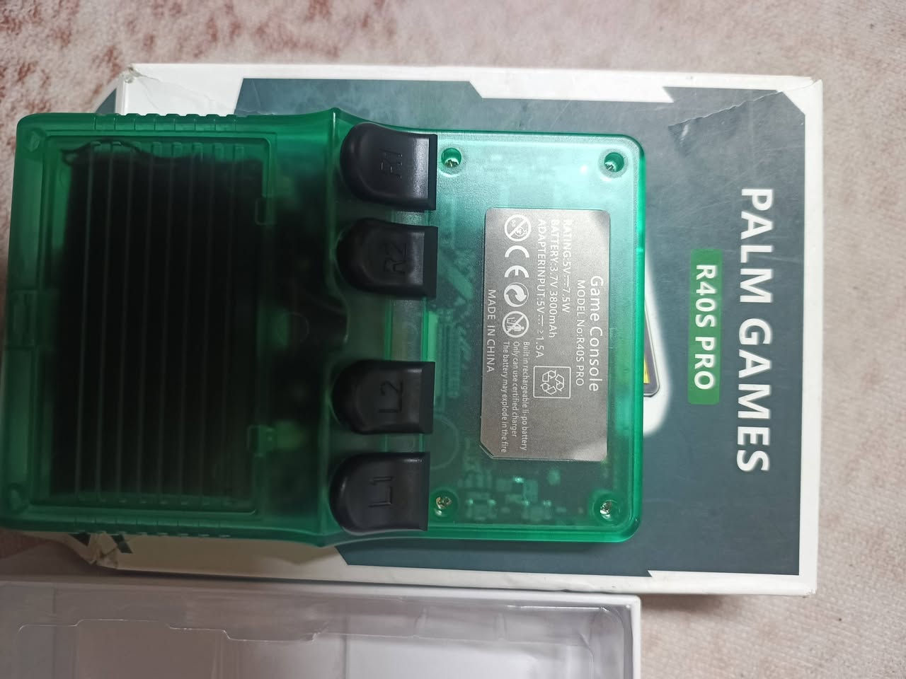 جهاز العاب جدا قوي يشغل العاب pap ووياه رام سانديسك ٢٥٦ بس رام سعره ٥٠ الف 
المهم الجهاز يحتجا تنزيل العاب شغال كلشي مابي 
اول تم ٢٥


**إذا كنت صاحب هذا الإعلان وتريد حذفه لأي سبب، رجاءا أرسل رسالة إلى الدعم الفني**